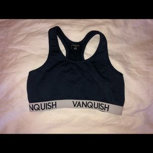Vanquish Navy Blue cotton sports bra